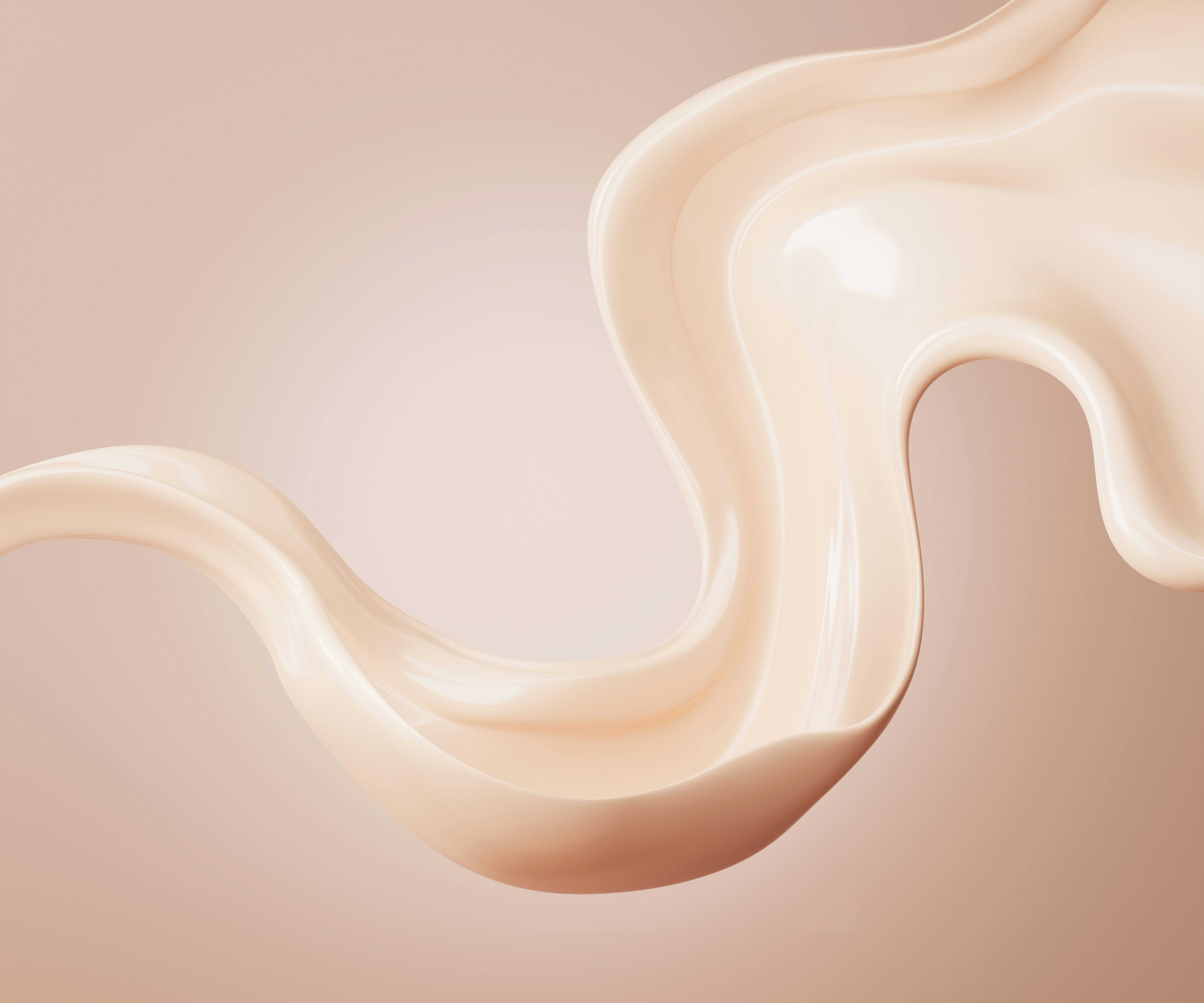 Fluid liquid simulation CGI cosmetic — Parametre Studio Paris