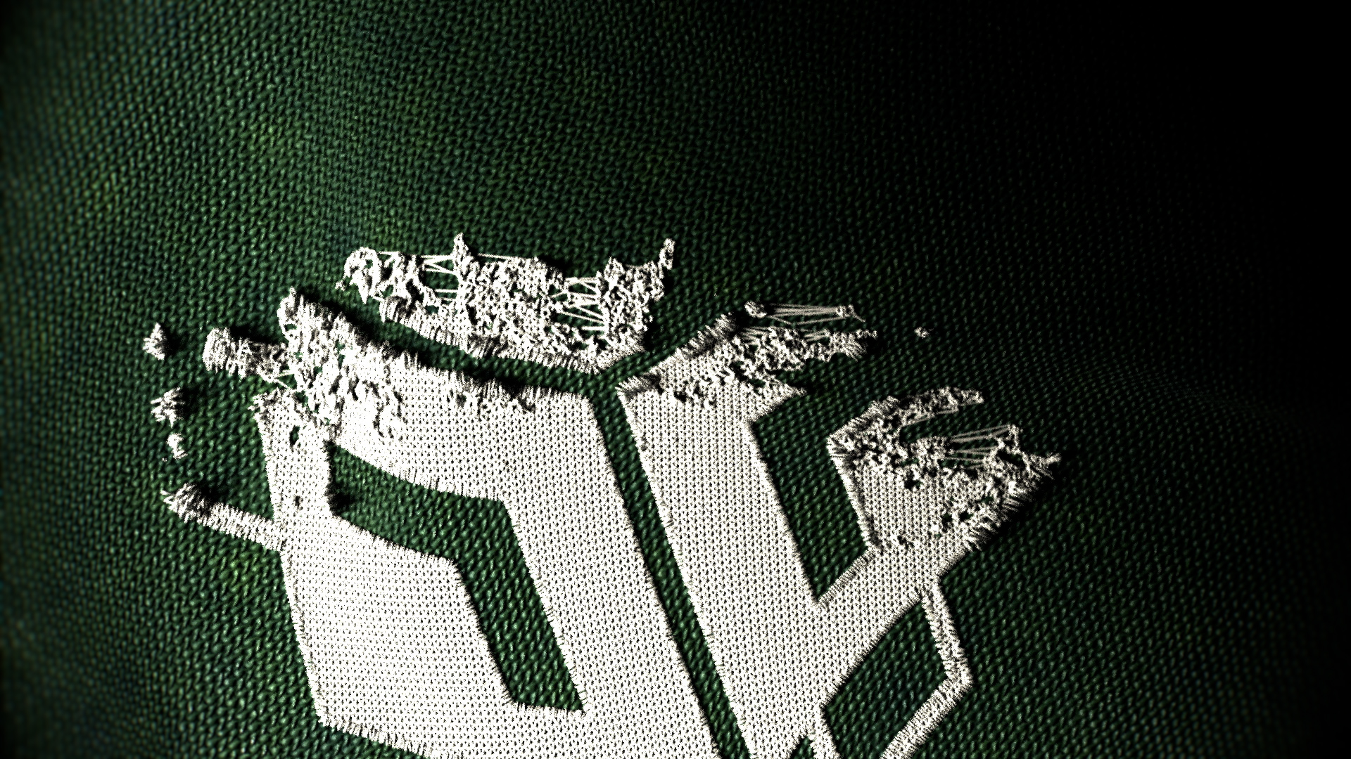 Seam — Parametre logo sewn onto a t-shirt in CGI
